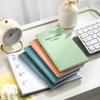 1pc A6 Size 2026 Daily Planner, Morandi Color Leather Calendar, 64 Sheets 128 Page Thin Weekly Calendar Book