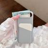 Color Collision Leather Wallet Card Slot Phone Case IPhone 17 Air 16E 16 Pro Max 15 14 Plus 13 Mini 12 11 Back Cover
