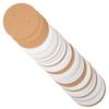 10/60Pcs Natural Cork Coasters Heat Insulation Round Shape Cup Mats Dia 10cm Wine Coffee Tea Table Pad Home Office Kitchen Tool