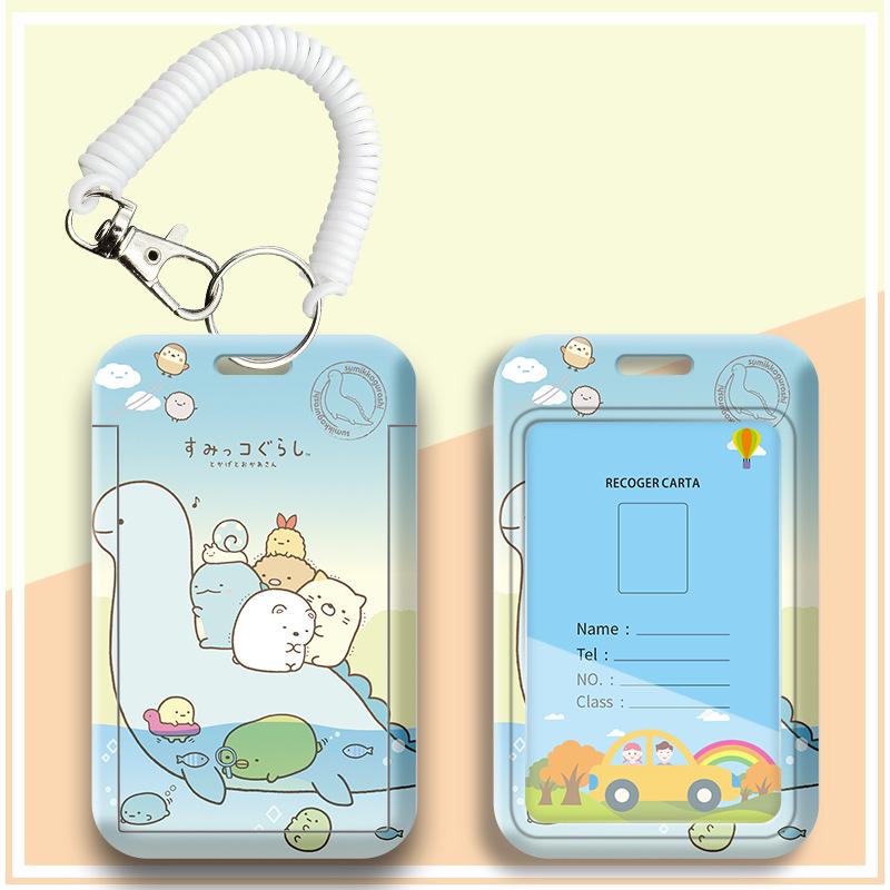 Cartoon Campus Student ID & Badge Holder Lanyard
