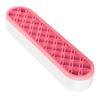 Silicone Makeup Brush Holder Assorted Slots Light Durable Stable Brush Storage Stand for Bedroom Office Desk Pink