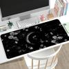 Gaming Mousepad Dark Moon Floral Butterfly Non Slip Rubber Lock Edge Keyboard Pad ESports Gamer Office Laptop Desk Mat