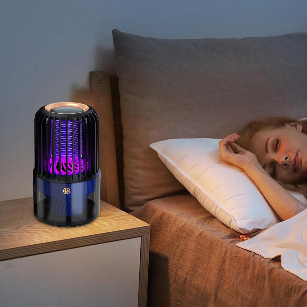 Portable LED 360° USB Outdoor Indoor Mosquito Lamp Electric Zapper,for Home Indoor And Outdoor Use