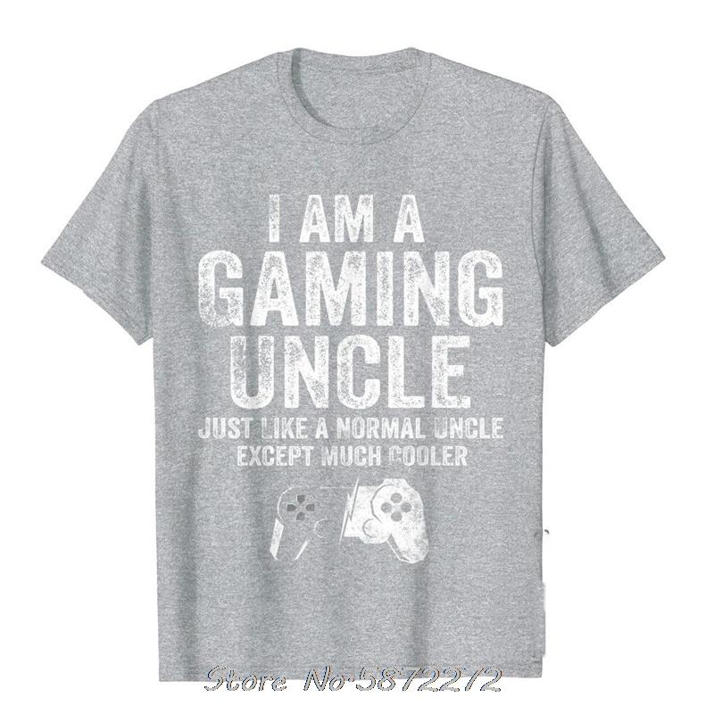I Am A Gaming Uncle Funny Video Gamer Gift Video Game Lover TShirt Unisex Cotton T Shirt Oversized Fitness Tees Unisexs Clothing S