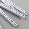 2Pcs Lightweight 2 Meter Foldable Ruler Plastic Measuring Ruler Teaching Aid for Professional & Person Measuring Tasks