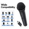 Mcbazel Karaoke Microphone Singing Gaming Karaoke Microphone Cordless Compatible with U Black PS5/XboxSeriesXS/Switch/PC/Wii/Wii -
