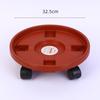 Removable Plant Stand Flower Pot Tray With Universal Wheel Heavy Rolling Flower Pot Rack Indoor And Outdoor Balcony