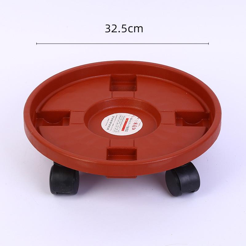 Removable Plant Stand Flower Pot Tray With Universal Wheel Heavy Rolling Flower Pot Rack Indoor And Outdoor Balcony