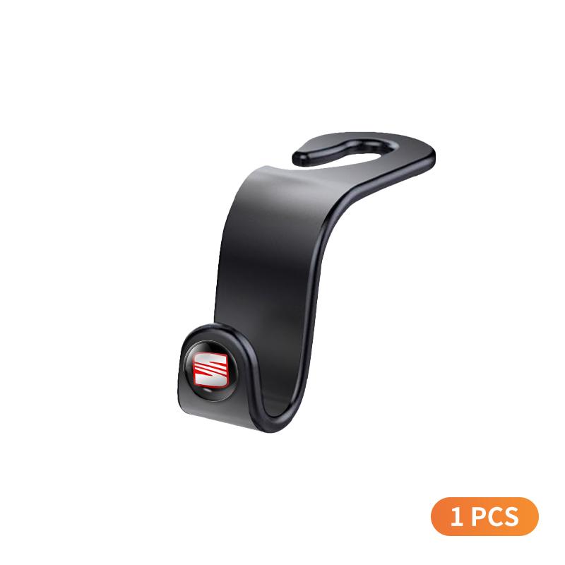 Car Clips Front Seat Headrest Organizer Holder Car Fastener Hooks For SEAT Ibiza Leon Arona Ateca Tarraco Alhambra Cupra