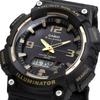 Casio Tough Solar Ana-Digi Quartz Watch AQ-S810 Series Men's Black Gold 50m Water Resistant