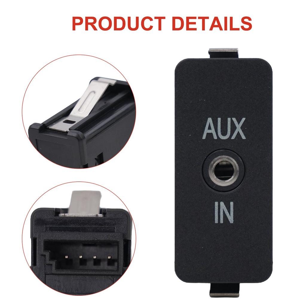 Perfect Fitment Audio Aux In Socket for BMW X3 X6 Z4 E81 E87 E90