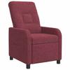 Recliner Chair Wine Red Fabric
