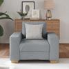 VidaXL Armchair Light Grey 60 Cm Fabric, Single Sofa, Comfort Sofa, TV Armchair, Sofa, Sofa Seat, Recliner Sofa, 4105058