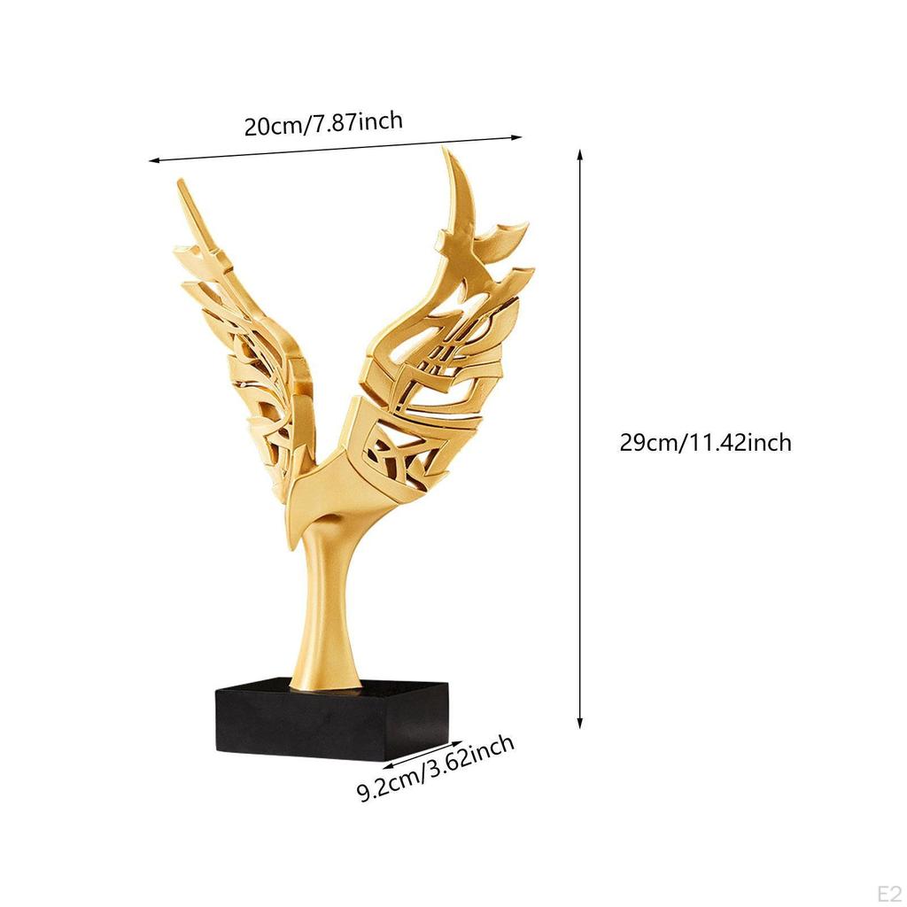 Eagle Statue Tabletop Centerpiece Display Gift Collection Animal Sculpture Resin for Home