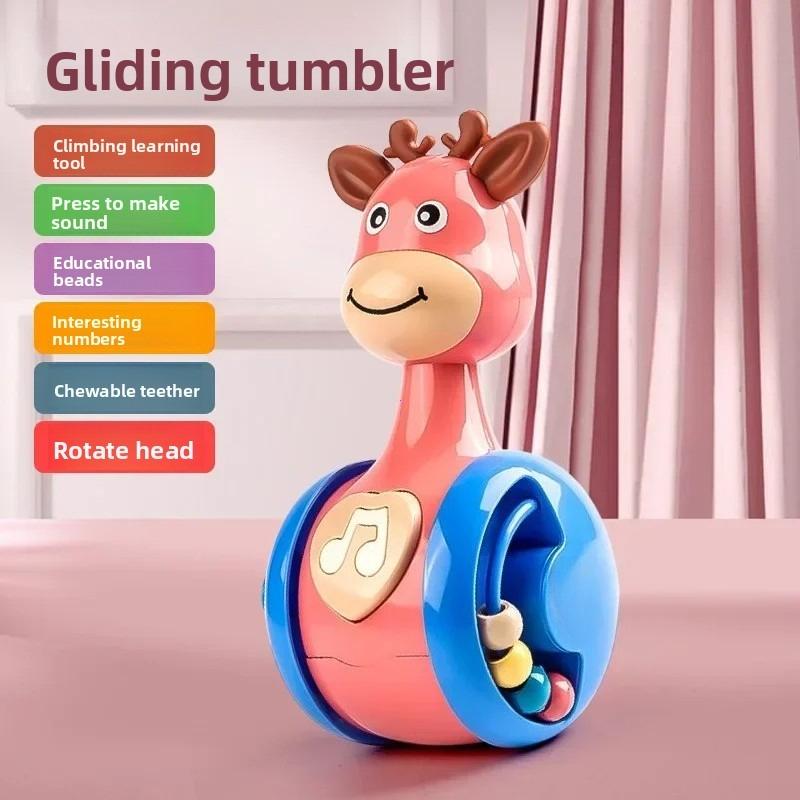 Becher-Wackel-Spielzeug für Baby Jungen Mädchen - Perfekt zum Klettern Lernen Frühe Bildung! Stehaufmännchen Babyspielzeug 6 bis 12 Monate