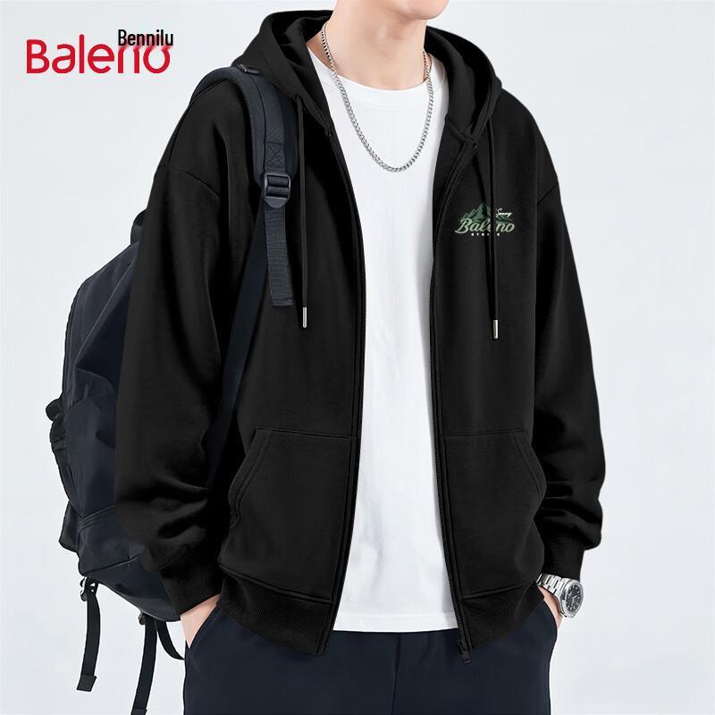Baleno Men's Autumn Casual Full-Zip Sweatshirt