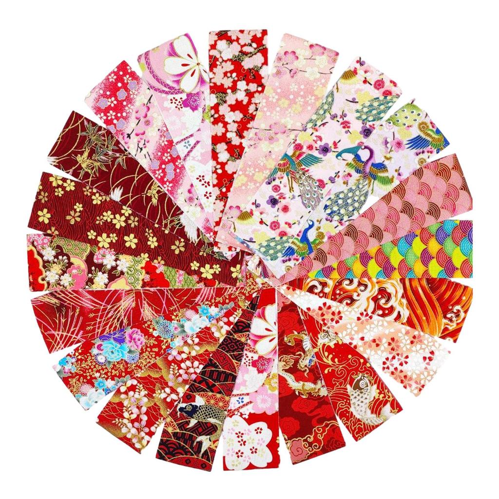 20-teiliger Quiltstoff, multifunktional, weich, stilvoll, für Kunsthandwerk, mehrfarbige Jelly Roll-Streifen zum Quilten, Nähen von Kleidung, DIY-Geldbörsen