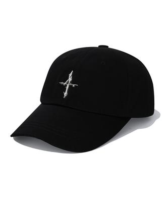 NOT4NERD 4 Symbol Pendant Cotton Ball Cap - Black
