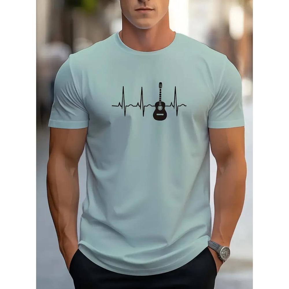 Men's 3D Printed T-Shirt Short Sleeve O-Neck Pullover Casual Top