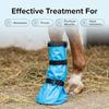 Horse Soaked Boots With External Activity Pads And Two Elastic Bands