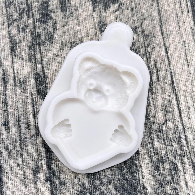 Bear Heart Silicone Sugarcraft Mold Chocolate Cupcake Baking Fondant Cake Decorating Tools