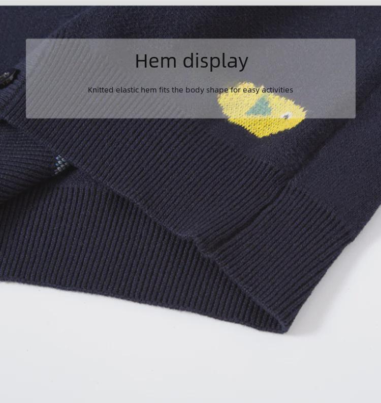 Children's Autumn/Winter Sweater Cardigan for Boys - 2025 Collection