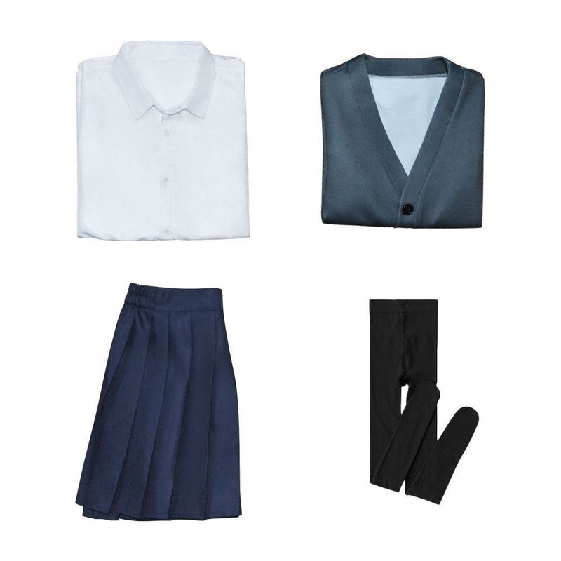 Unpredictable Aboeien Cosplay Costume Aboeien Outfit Cosplay School Uniform Full Set Factory Ready Stock