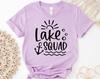 Lake Squad T-shirt, Vacation Shirt, Travel Gift, Holiday Tee, Camper Top, Camping Shirts, Lake Crew Tshirt, Happy Camper Shirt, Women's Top