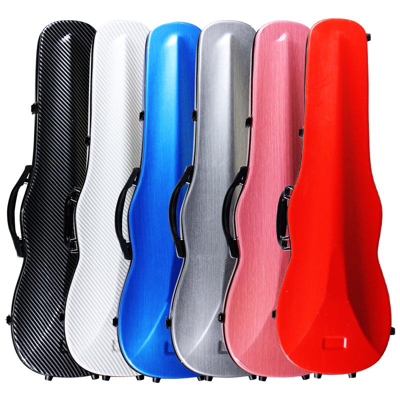 Kyliesman Carbon Fiber Violin Case: 1/4 & 1/2 Sizes, Double Shoulder, Lightweight Instrument Case