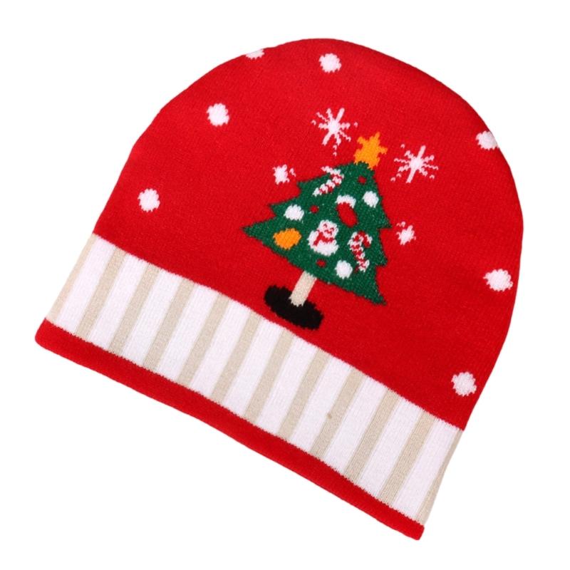 

Snowflake Pattern Hat Unisex Winter Hat Soft and Warm Knitted Hat Unisex Holiday for Parties and Daily Wear