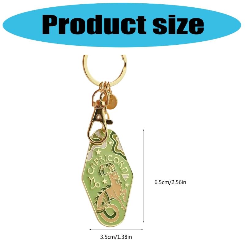 Animal Charm Themed Keychain Metal Keyring Lightweight Portable For Bag or Keys Gift Worthy Accessory