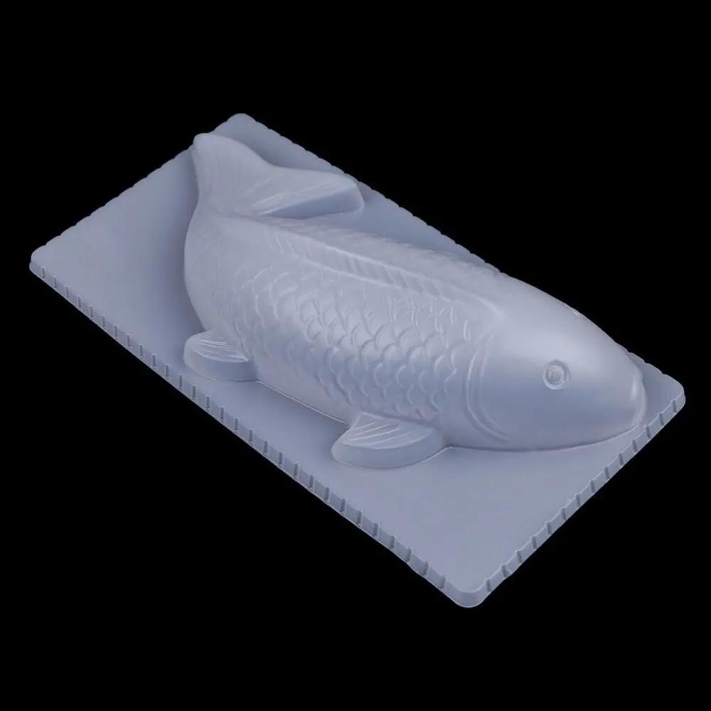 Pudding Molds Baking Tool 3D Koi Fish Shape Pudding Molds Sugarcraft Mold Silicone Mold Cake Chocolate Jelly Mould Rice Mold