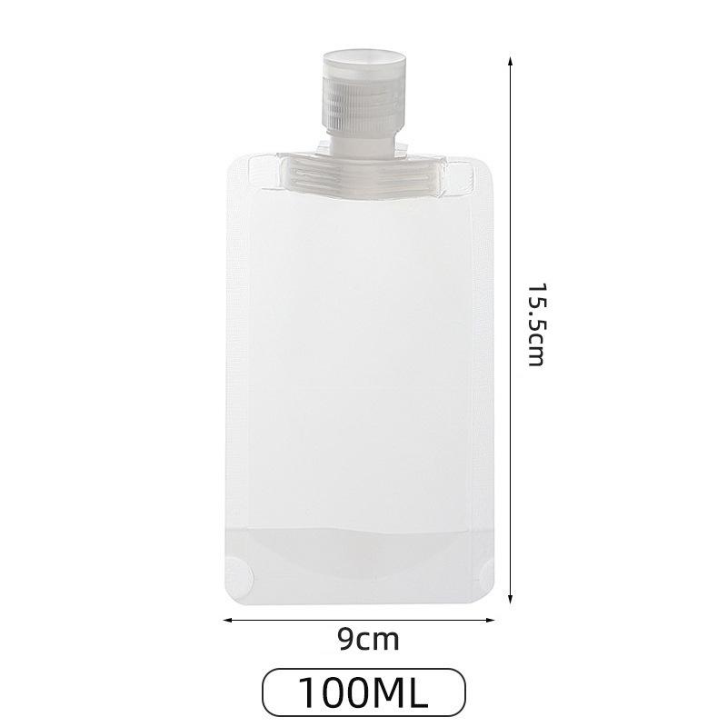 30/50/100ML Lotion Dispenser Bag Travel Reusable Pouches Shampoo Liquid Leakproof Refillable Cosmetic Packaging Storage Container