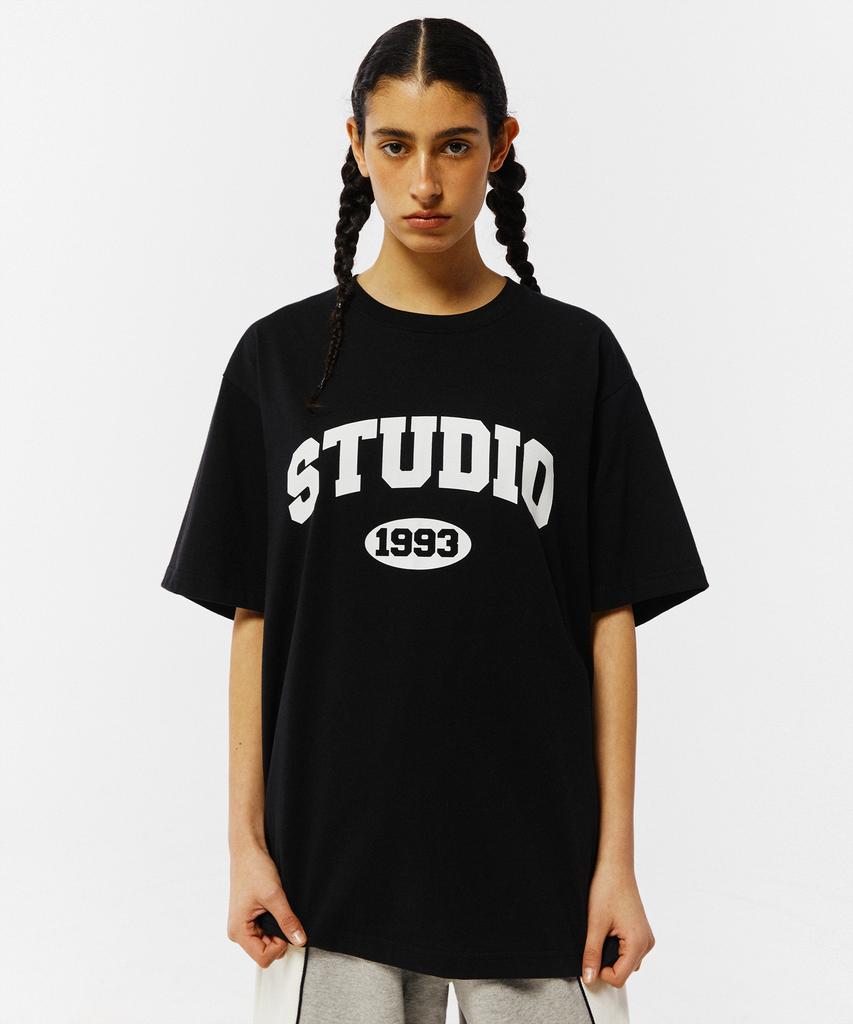 1993STUDIO Arch Logo T-Shirt_Black