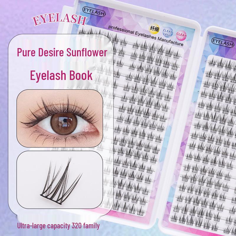 Eyelash Book: 640 Clusters with 30P40P Mix, Large Capacity & Multiple Styles - Super Soft & Dense Lashes for Europe and America