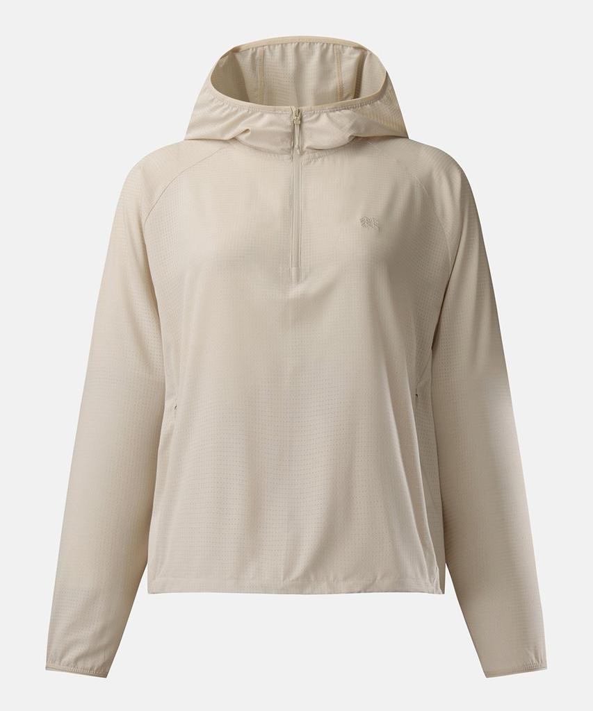 Koolongseupocheu Women'S Air Dot Hooded Long Sleeve T-Shirt Jktbm26272Lbe