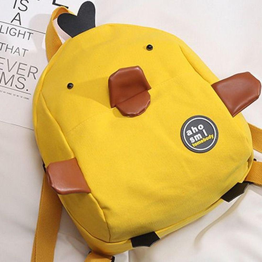 Cartoon Duck Toddler Backpack Large Capacity Cartoon Shoulder Bag Children's School Bag  Gift