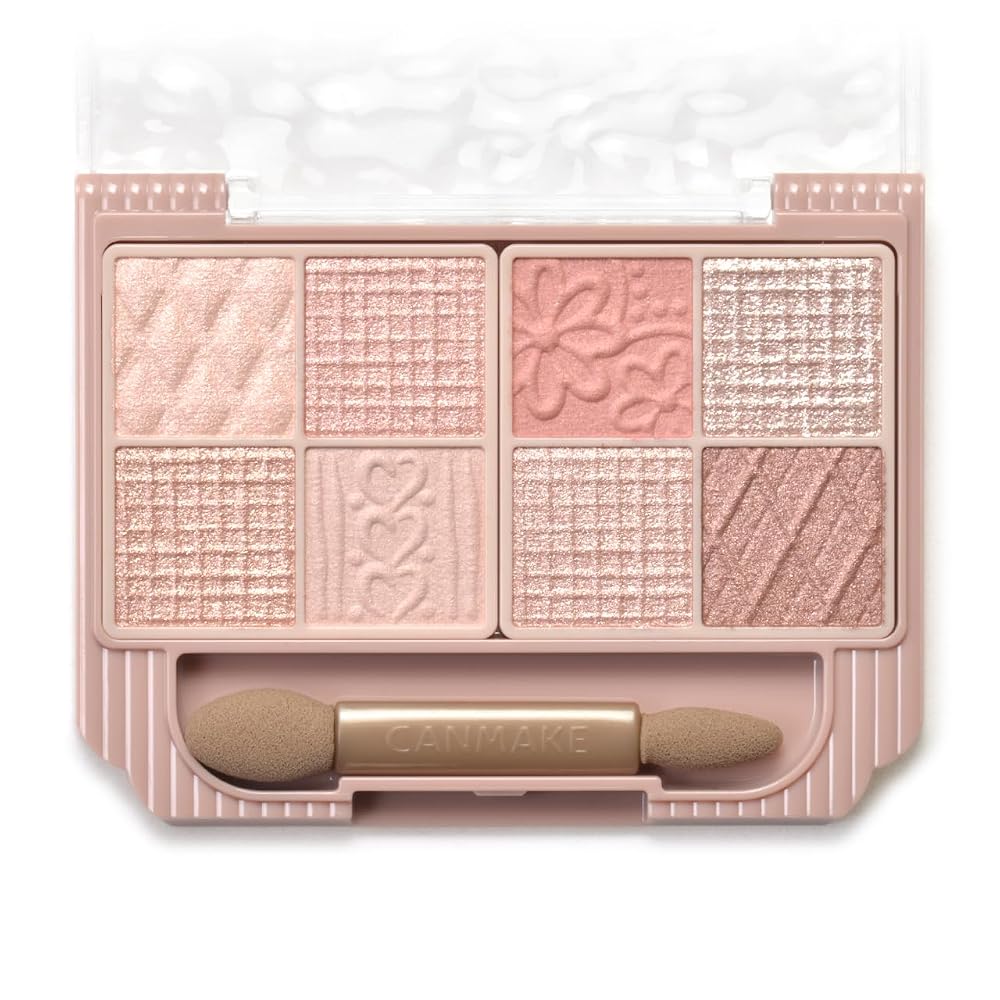 CANMAKE Petit Palette Eyes 01 Plum Flower 2.0g Eyeshadow Palette Pink Beige
