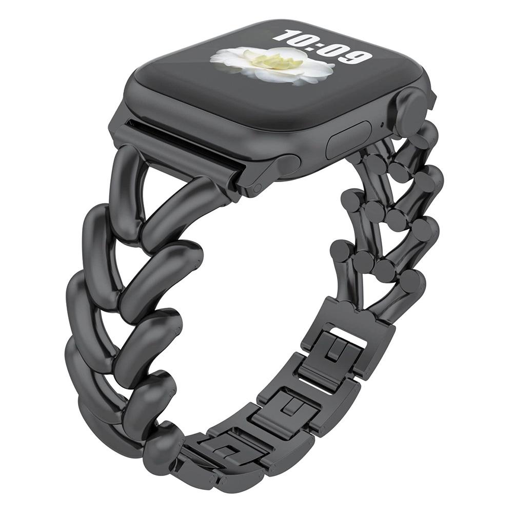 KALEBOL For Apple Watch Series 11 10 42mm/9 8 7 41mm/SE3 SE2 SE 6 5 4 40mm/3 2 1 38mm Watch Band Zinc Alloy Strap V-Shape