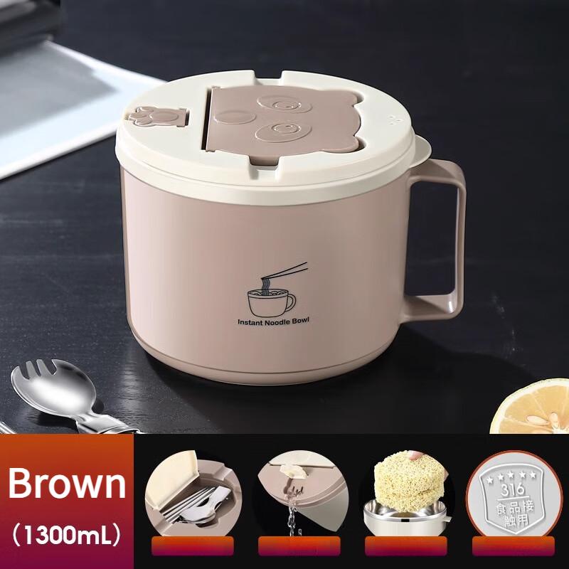 

Миска из пеноматериала из нержавеющей стали с крышкой, персональные специальные миски большой емкости для пищевых продуктов, можно сливать воду, миска для смешивания лапши