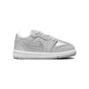 Air Jordan 1 Retro Low OG TD Metallic Silver Baby Sneakers Grey Neutral-Grey White FQ5435-002