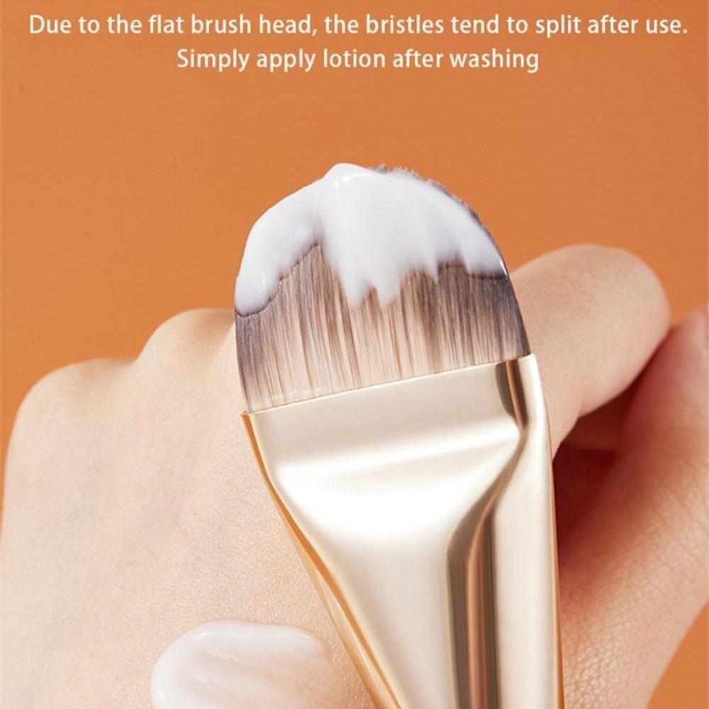 Artificial Fiber Liquid Foundation Brush Tongue Shape Cosmetic Brushes Ultra-thin Makeup Brush