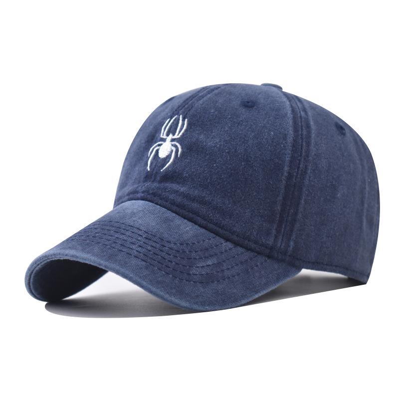 Cotton personalized spider embroidery baseball cap spring new personalized embroidery cap