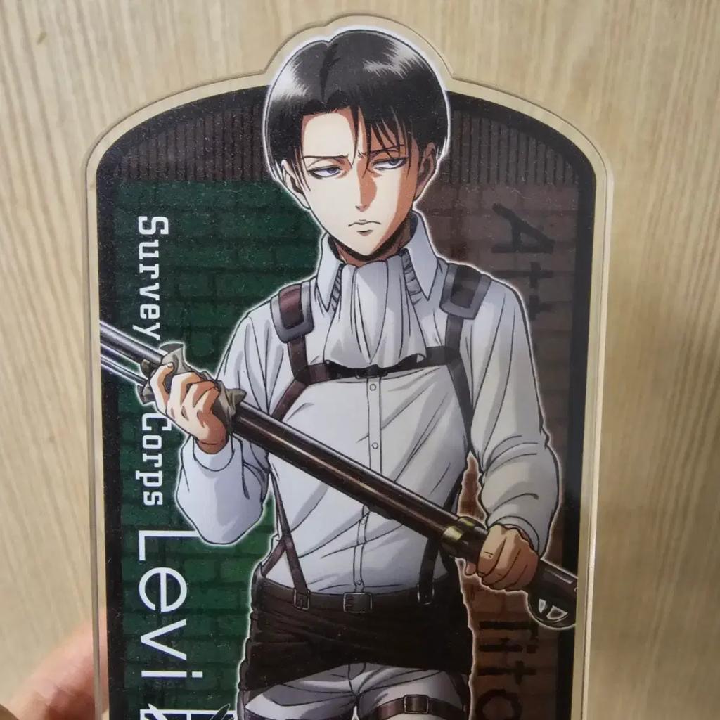 ATTACK ON TITAN Levi Acrylic Stand Used