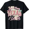 Sie kommt aus Texas, das kann ich sehen, Blumen-Texas-Karten-T-Shirt