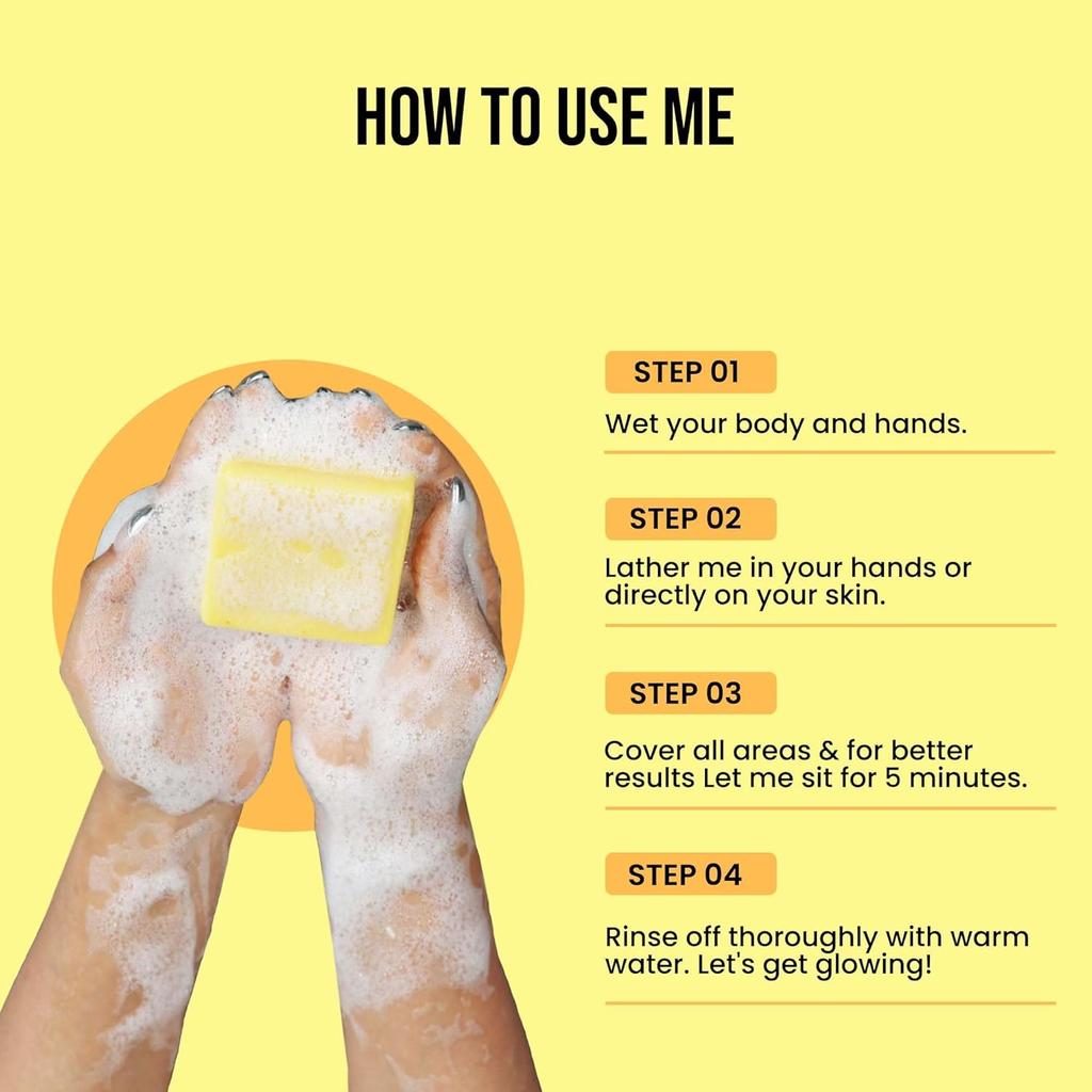 GHAR SOAPS Kojic Acid 2% Soap with Niacinamide for Pigmentation Dark Spots Brightening 100 g Pack of 2