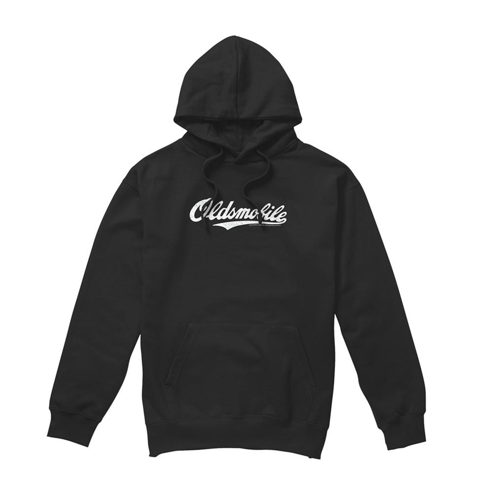 Oldsmobile Unisex Adult Cursive Logo Hoodie