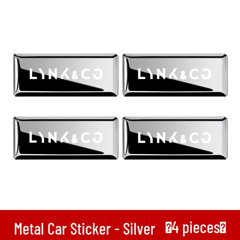 Lynk & Co Car Emblem Decorative Metal Sticker for Models 01/03/06/07/08/900/Z20