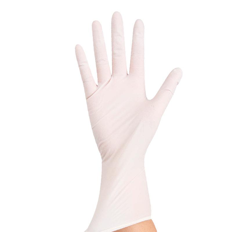 Disposable latex gloves thickened dishwashing protection industrial white non-slip rubber gloves