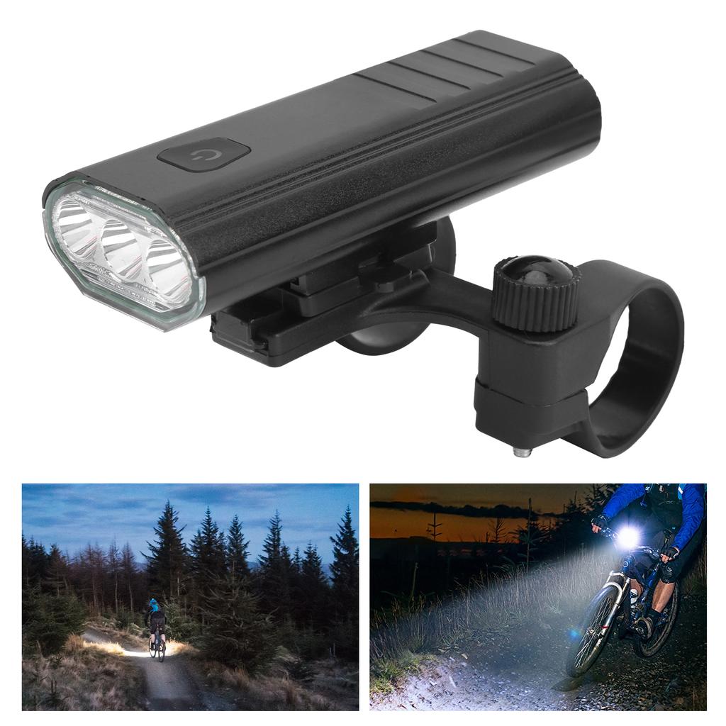 USB Rechargeable Headlights Mountain Bike High Brightness Night Riding Front Light